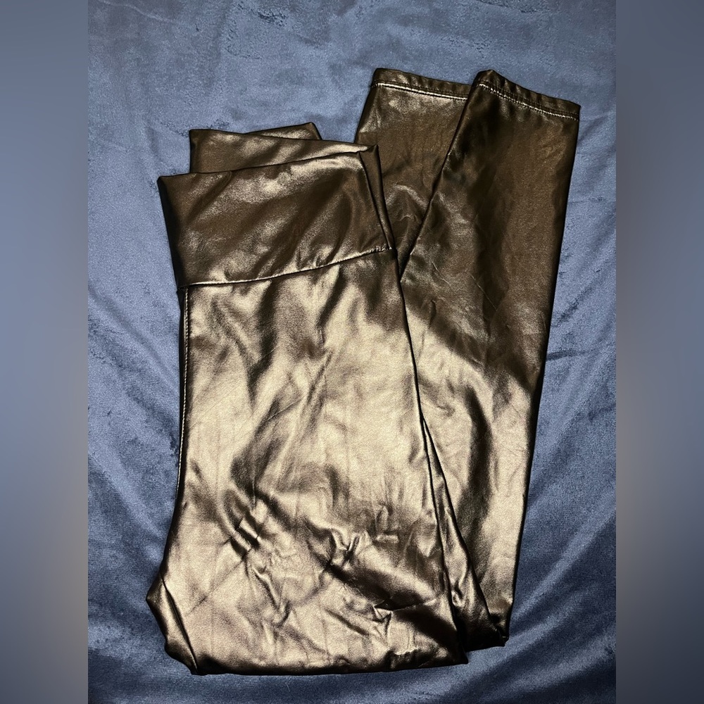 pleather leggings size S